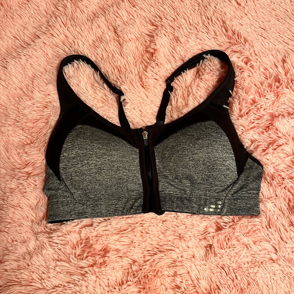 BCG Charcoal and Black Sports Bra